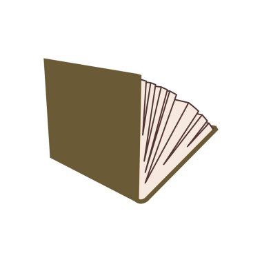 El çizimi kitap ögesi vektörü