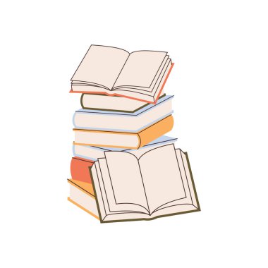 El çizimi kitaplar element vektörü