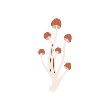 El çizimi mantar element vektörü