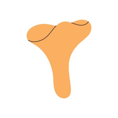 El çizimi mantar element vektörü