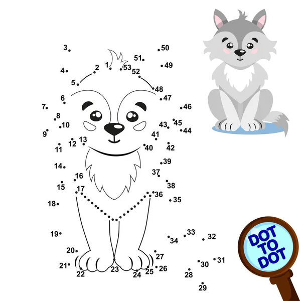 Kurt. Çocuklar için nokta nokta mini oyun. Çocuklar için eğitici, akıllı kartlar. Kuzey Kutbu, Antarktika ve Alaska 'nın vahşi hayvanları. Çizilmiş, çocuklar için sevimli hayvanlar. Beyaz arkaplan, ayır, kes