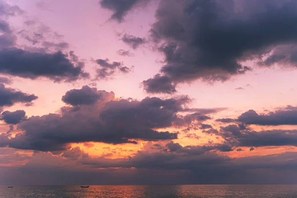 Céu Azul Com Pôr Sol Nuvem Phuket Tailândia — Fotografia de Stock