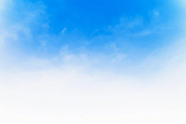 Błękitne Niebo Jasne Chmury Wyspie Jeju Korea — Zdjęcie stockowe