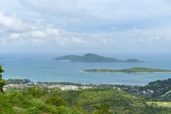 Black Rock Viewpoint sunset view point phuket thailand during rainy season