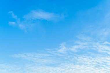 Phuket Tayland 'da bulutlu mavi gökyüzü