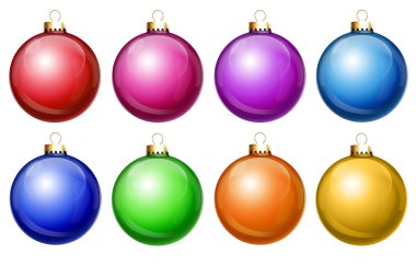 Resimli parlak Noel topları
