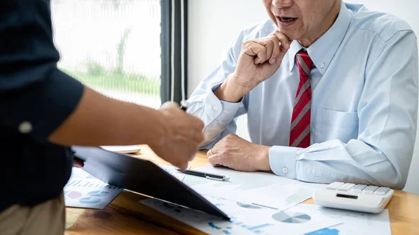 Business Team Meeting Conference Discussing Working Analyzing Financial Data Marketing — Stock Photo, Image