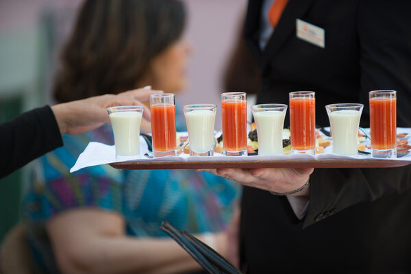 small cocktails and starters