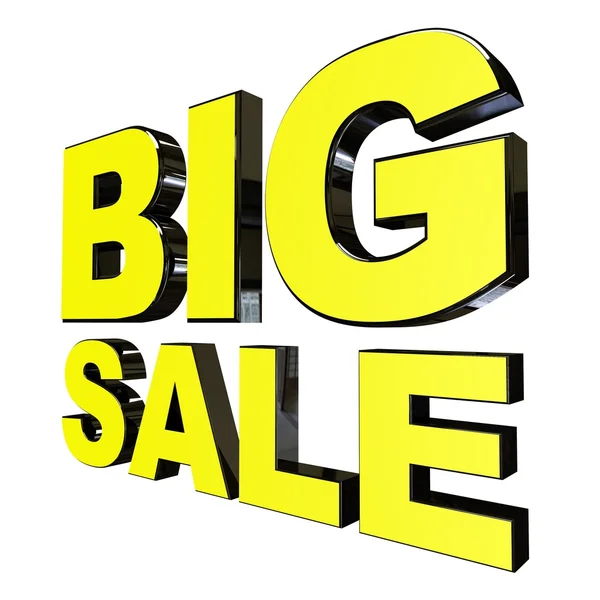 Big Sale 3d text — Stock Photo, Image