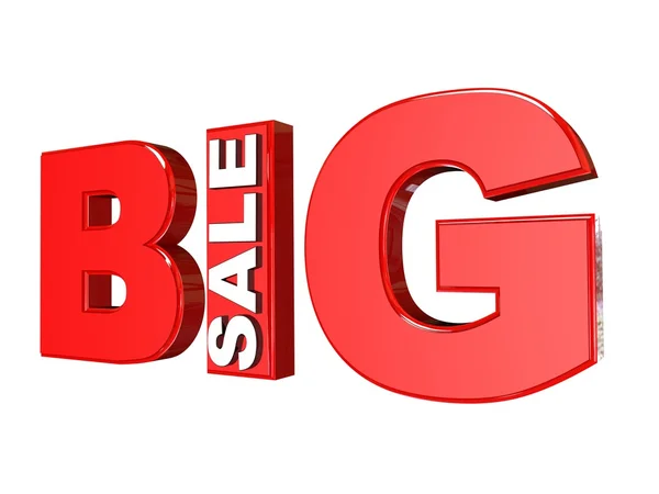 Big Sale 3d — Stock Photo, Image