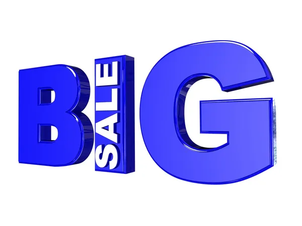 Big Sale 3d — Stock Photo, Image