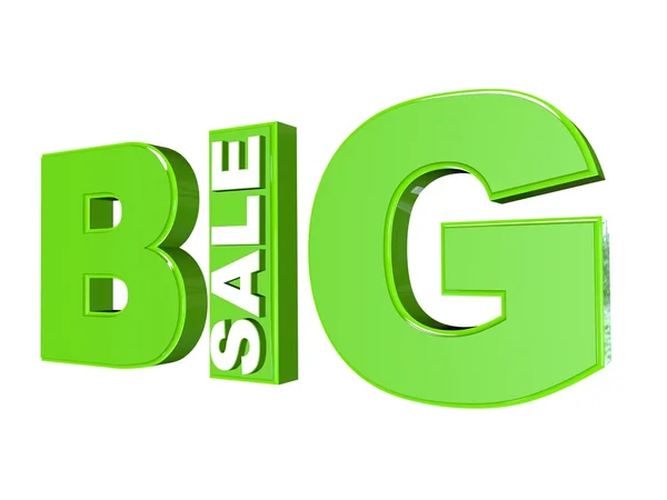 Big Sale 3d — Stock Photo, Image