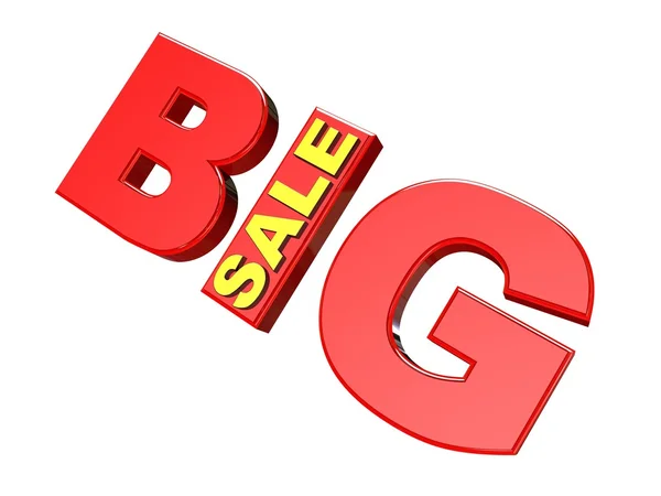 Big Sale 3d — Stock Photo, Image