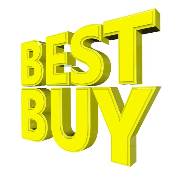 3D best buy — Stock Photo, Image