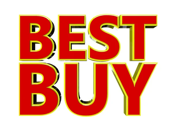 3D best buy — Stock Photo, Image