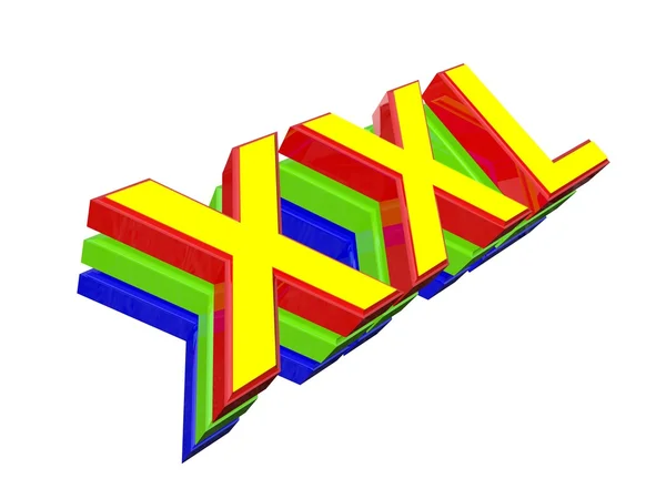 3D-s Word Xxl — Stock Fotó