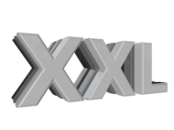 3D λέξη xxl — Φωτογραφία Αρχείου