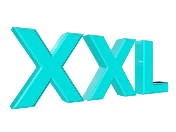 3d 字 xxl — 图库照片