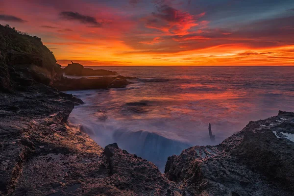 Sunrise Sanur Beach — Stock Photo, Image