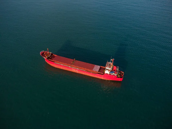 Grande Navio Carga Geral Cima Para Baixo — Fotografia de Stock