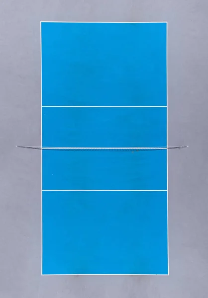 Tennis Blue Court Aerial View Dronet — Stock Photo, Image
