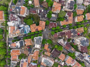 Bulgaristan 'ın yaz günü Varna' nın havadan panoramik manzarası