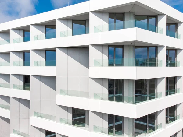 Modern Office Residential Building Background Aerial View — Stock Photo, Image