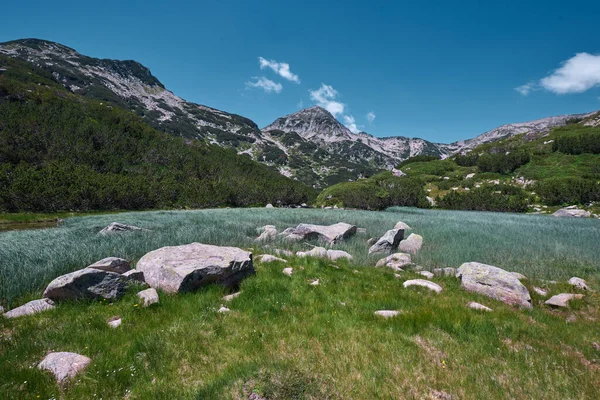 Beautiful Pirin Mountains Summer Day Bansko Bulgaria — Stok Foto