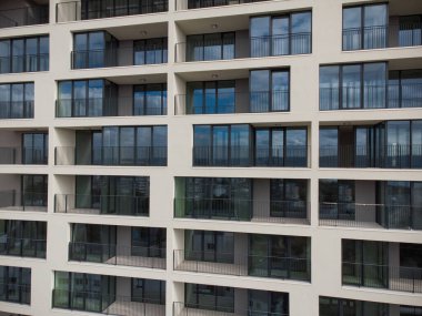 Modern ofis ya da konut arka planı, hava manzarası