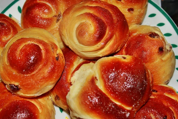 Rouleaux sucrés pour le petit déjeuner — Photo