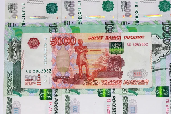 Russisches Geld — Stockfoto