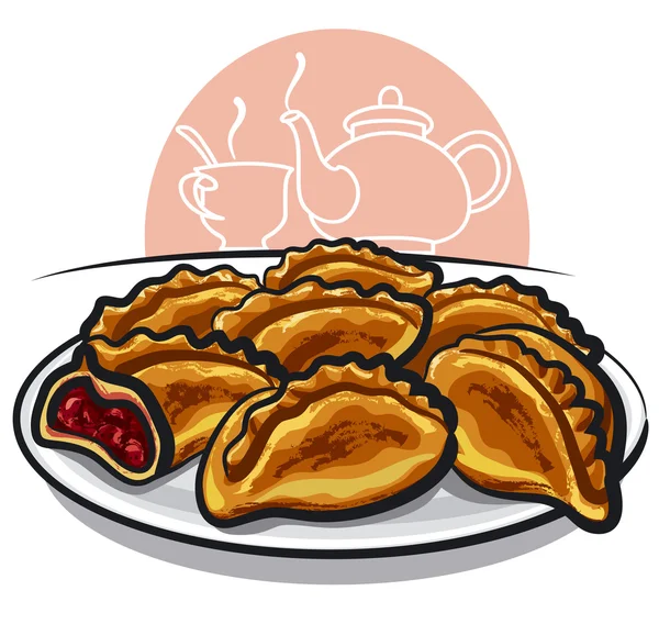 Pâtisseries — Image vectorielle