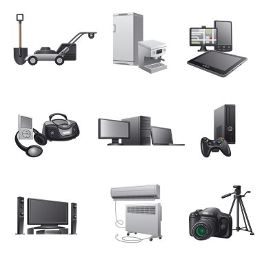 ev aletleri Icon set