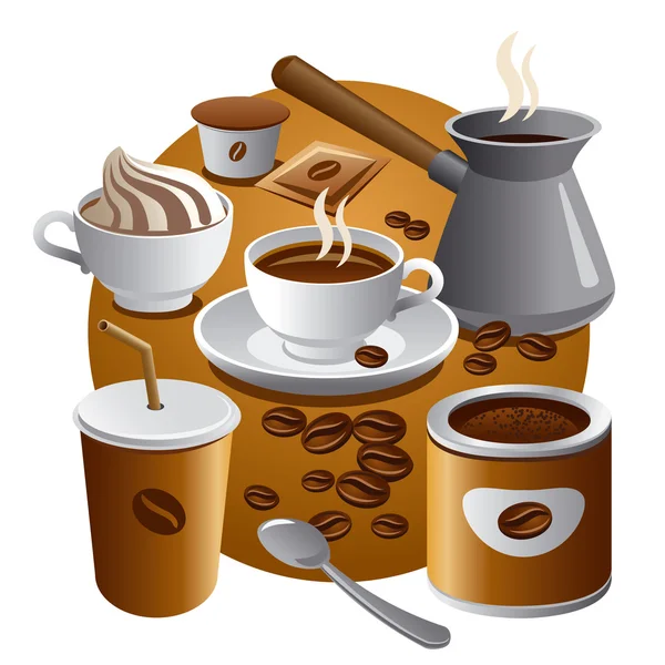 Icono del café — Vector de stock