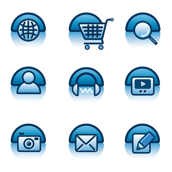 Website icon set — 图库矢量图片