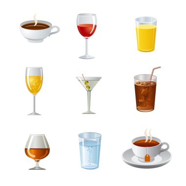 içecekler Icon set