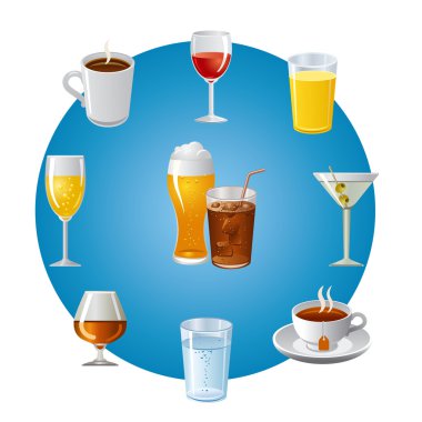 içecekler Icon set