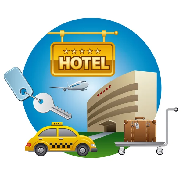 Hotelservice — Stockvektor