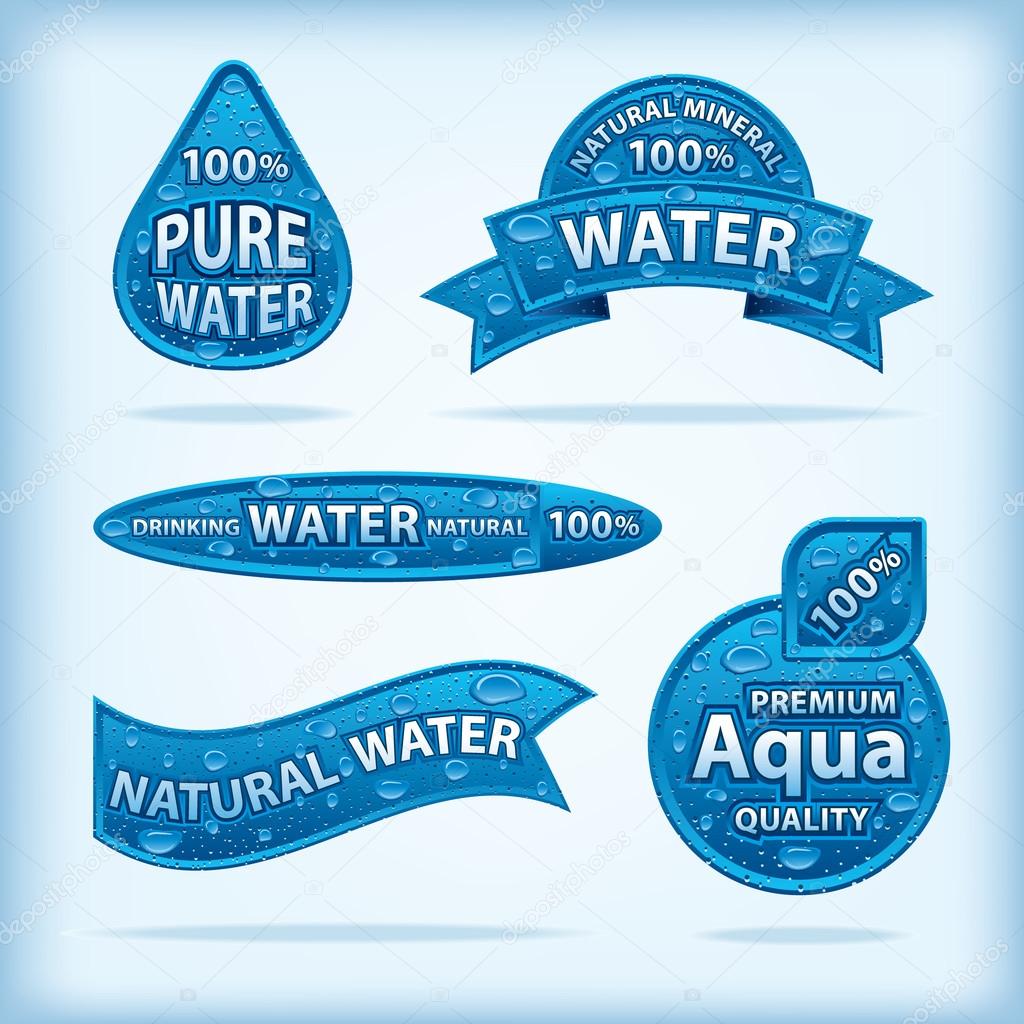 natural water labels