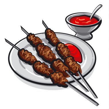 keabab avec sauce