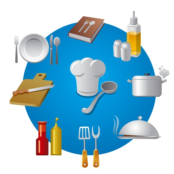 Ícone de cozinha — Vetor de Stock
