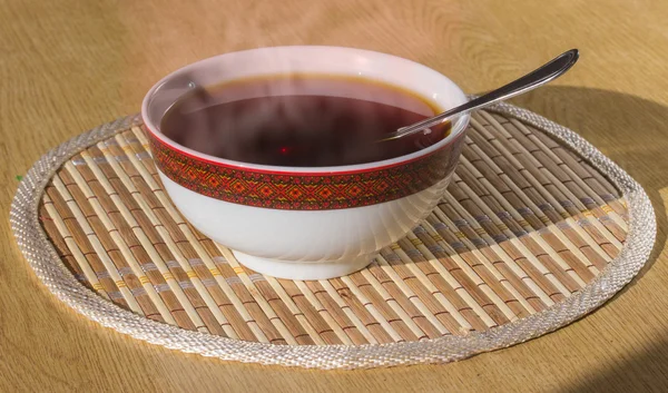 Hot black tea — Stock Photo, Image