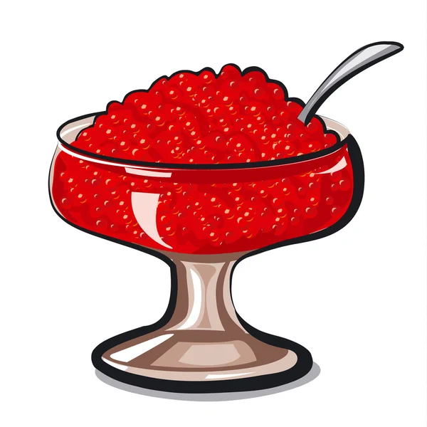 Caviar rouge — Image vectorielle