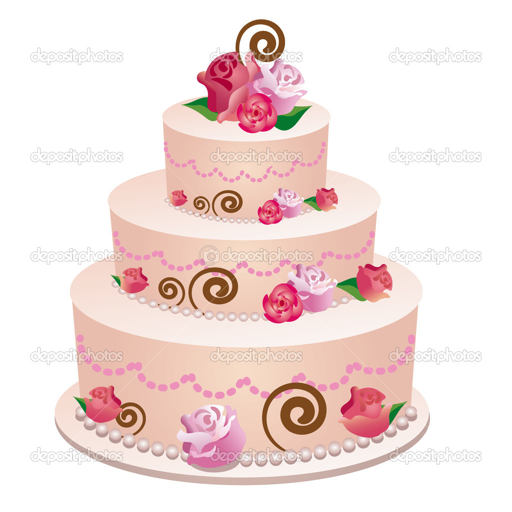Wedding Cake Stock Vector Olegtoka1967 47848921