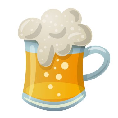 Bira kupası karikatür simgesi