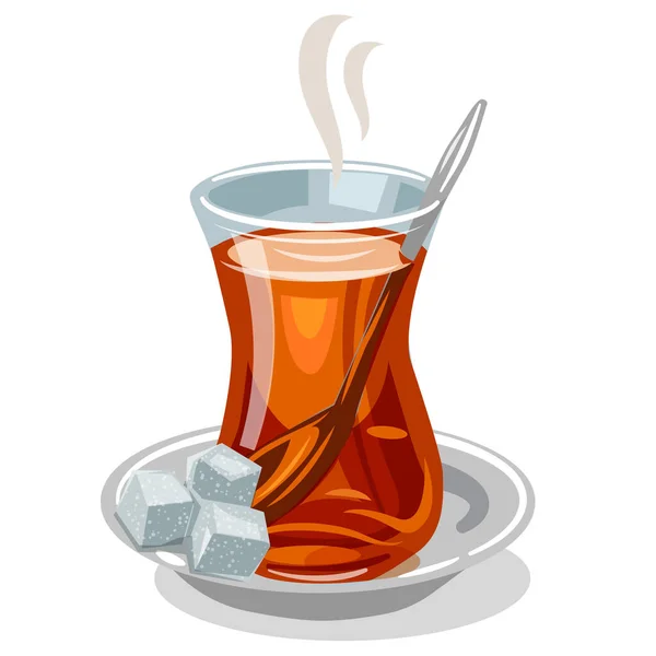 土耳其传统茶 — 图库矢量图片