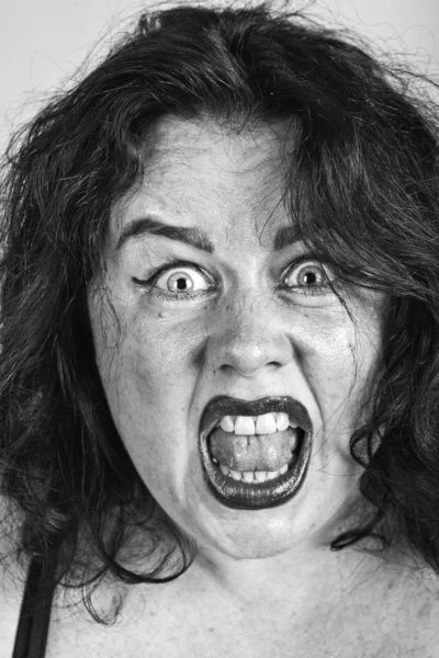 Mulher grito — Fotografia de Stock