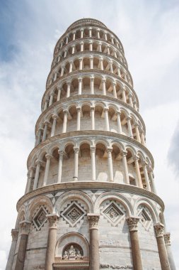 İtalya 'daki Pisa Kulesi. Yüksek kalite fotoğraf