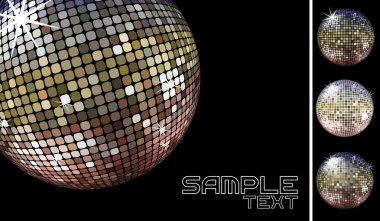 Disco ball background clipart
