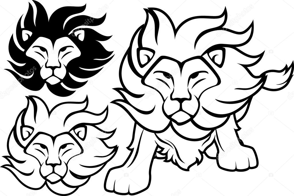 Lion tattoo vector Stock Vector Image by ©hayaship #25121729